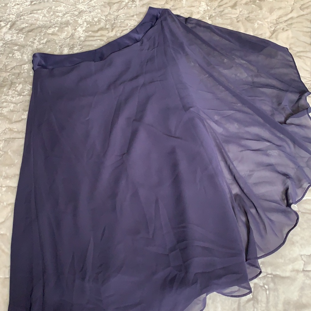 BCBG one shoulder draped cocktail dress - Picture 6 of 6